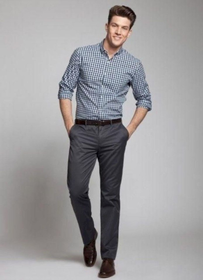 Светло серые брюки мужские с какой рубашкой сочетается