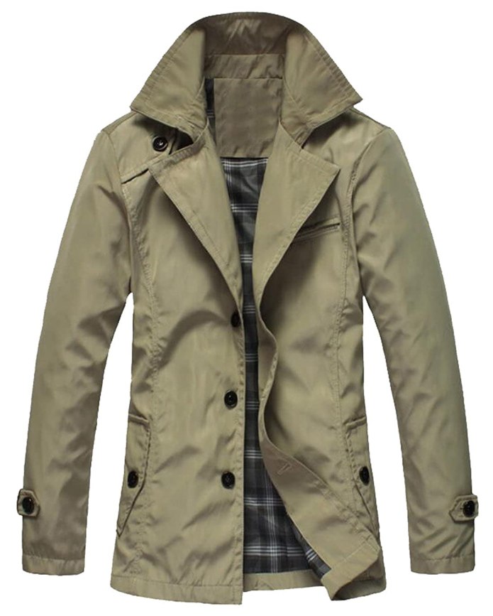Wool Blend Coat пальто мужское