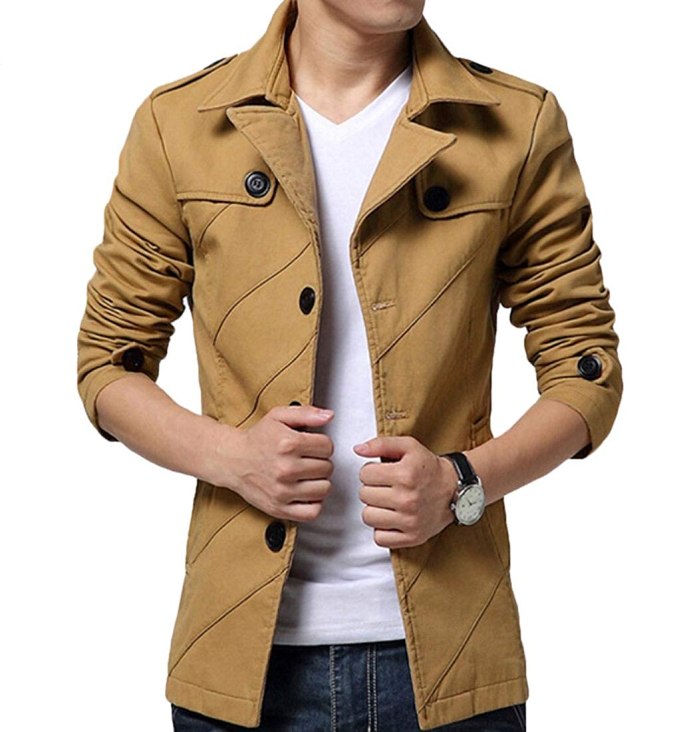 Пальто Slim Fit мужское