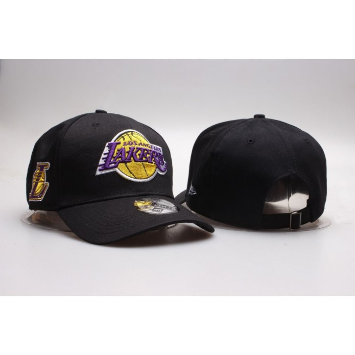 New era Lakers Black