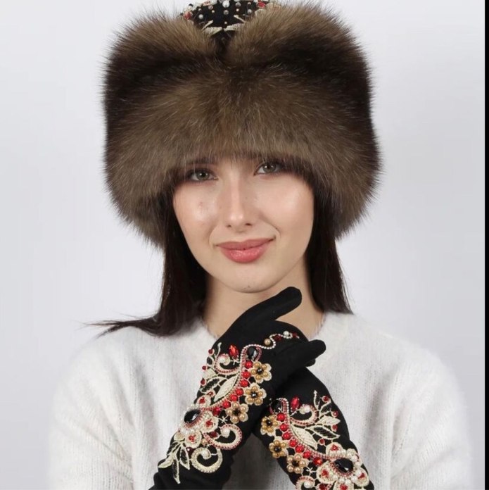 Шапка норка баронесса элита