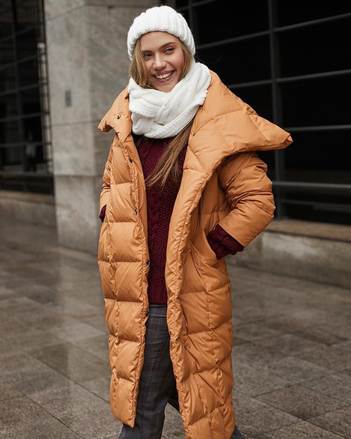 Selin Leather and fur кожаное пальто