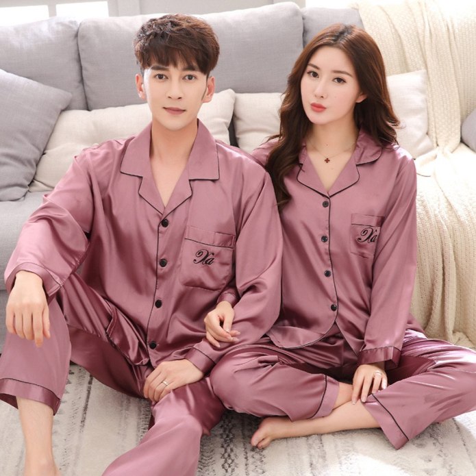 Mens Silk Pajama Set