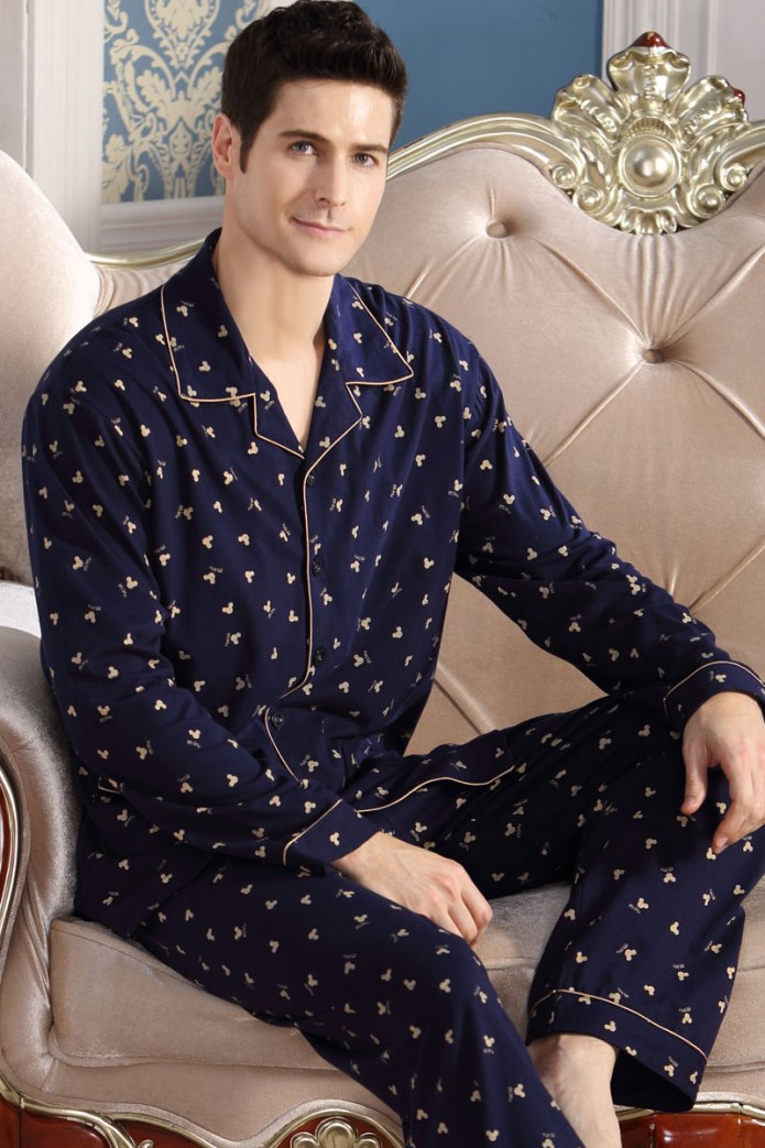 Мужская пижама stile Mens Funilai 7080 короткий рукав