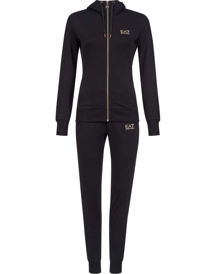 Женский спортивный костюм Tracksuit Black EA 7 rtlaba323801