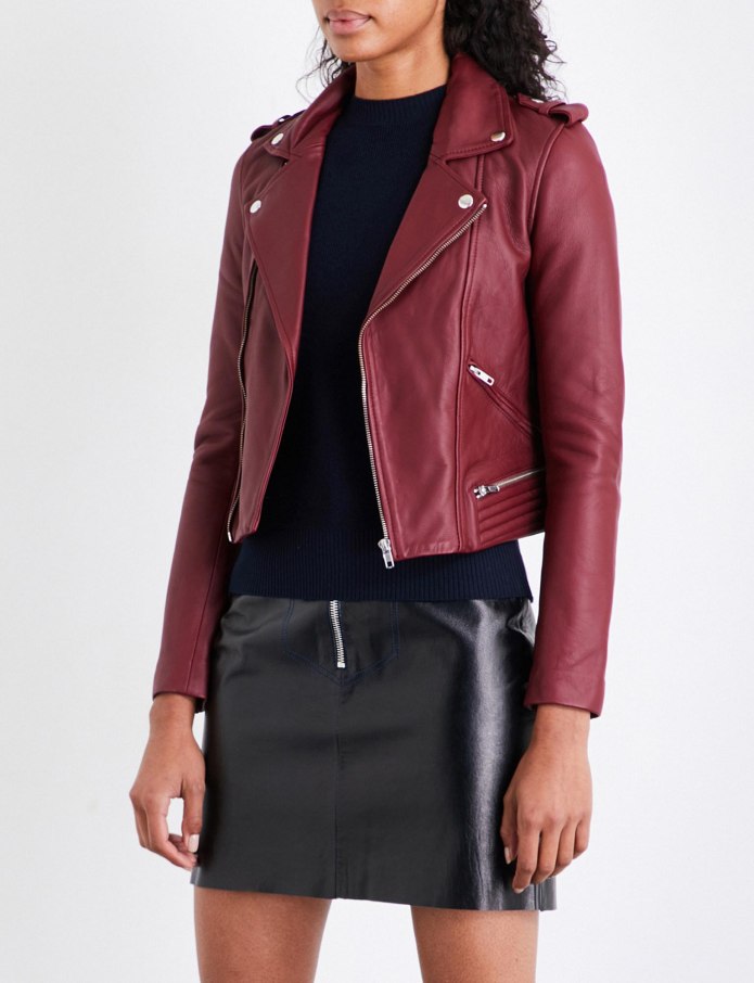 Замшевая косуха Zara