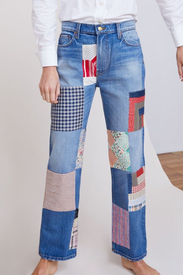 Джинсы в стиле Patchwork