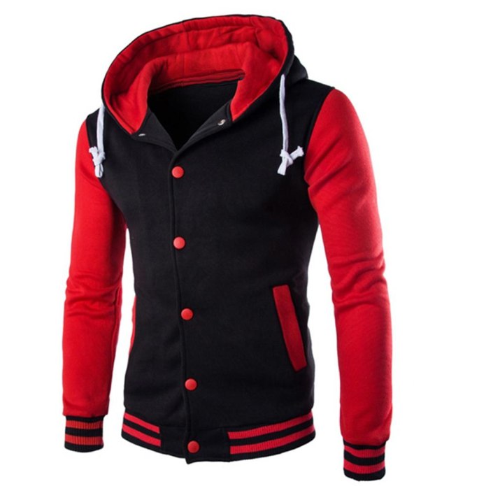 Куртка Varsity Jacket бейсбольная с капюшоном