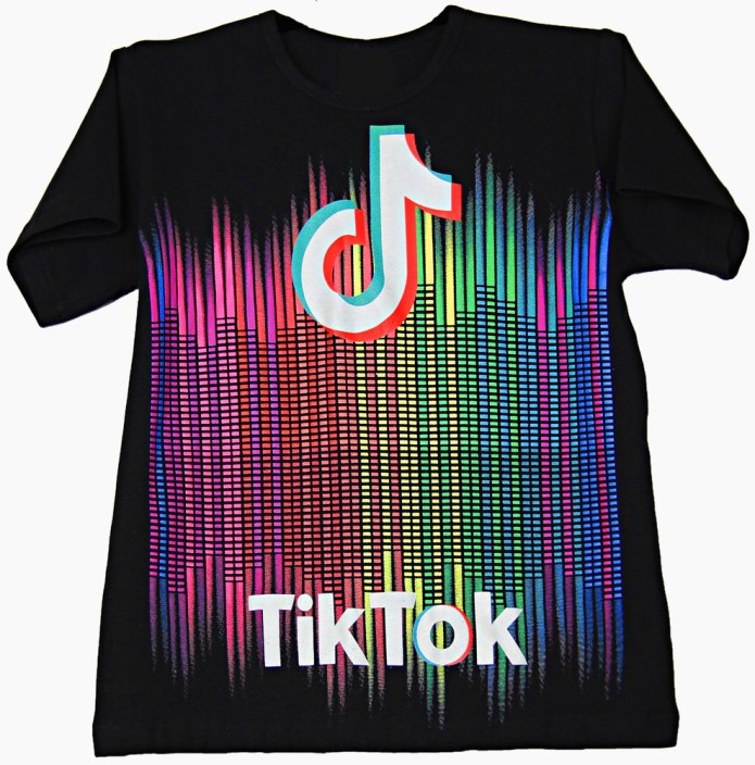 Футболка с логотипом тик ток