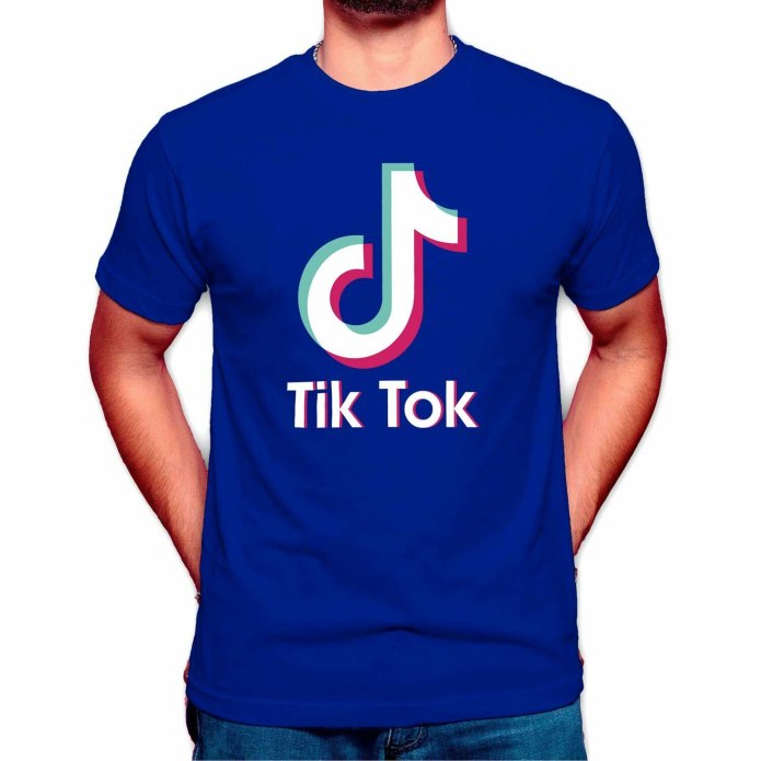 Футболки с надписью тик ток