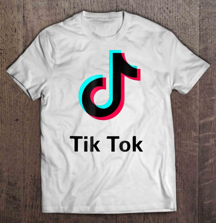 Футболка с логотипом тик ток