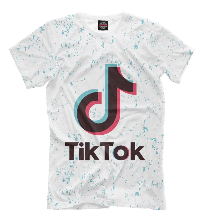 Майка с логотипом тик ток