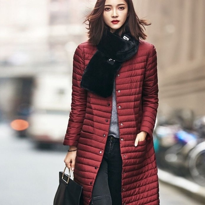 Тонкий пуховик под пальто Uniqlo