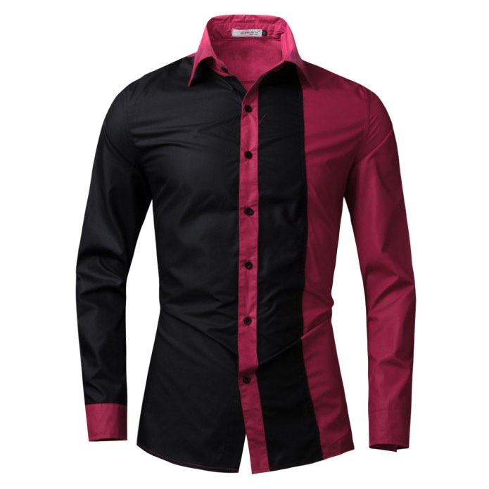 "Рубашка Slim Fit китайский стиль"