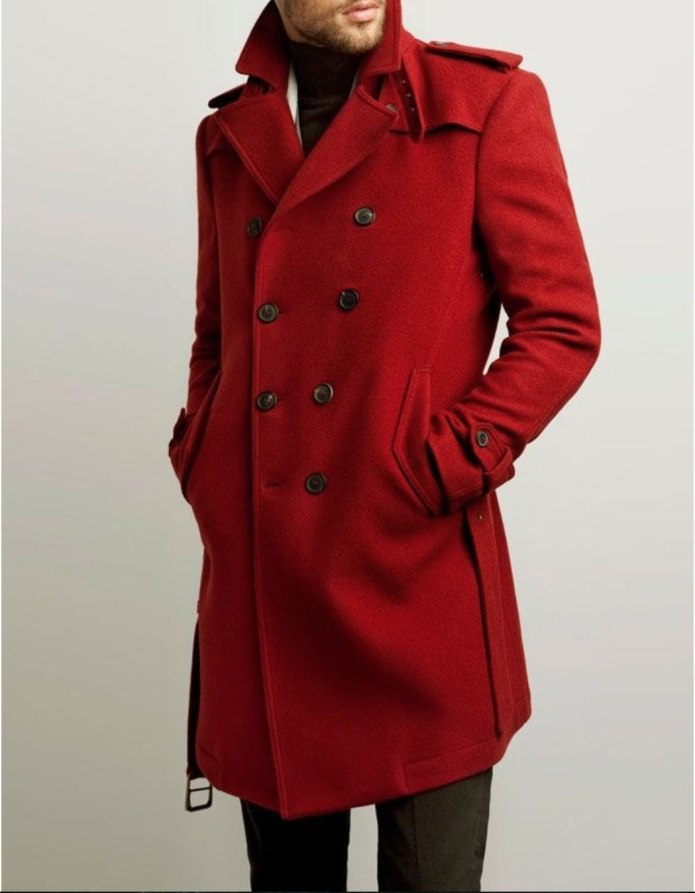Shawl Collar Coat мужское