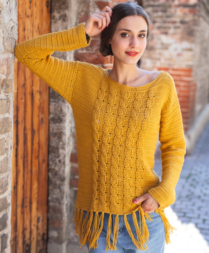 Арановый джемпер Knit