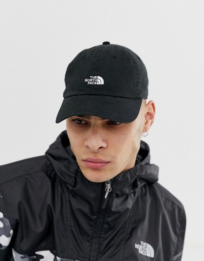 Черная кепка the North face Norm