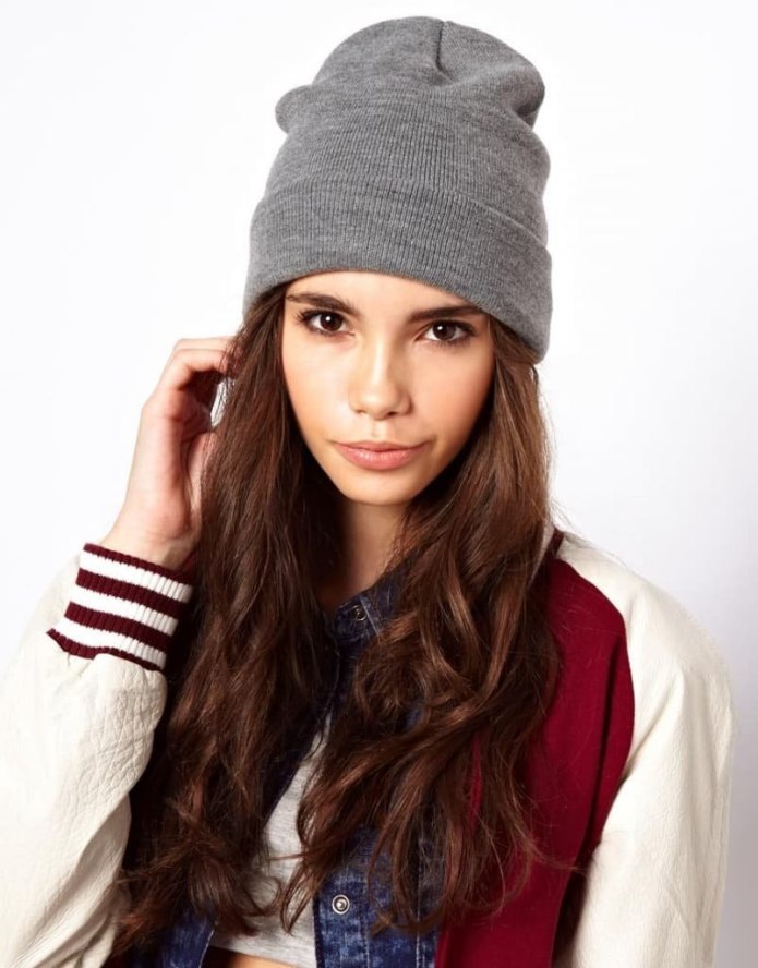 Шапка бини ASOS женская