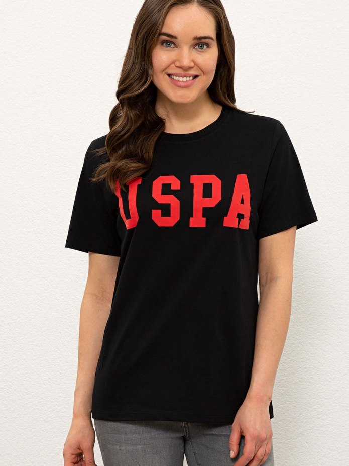 Polo USPA черная футболка