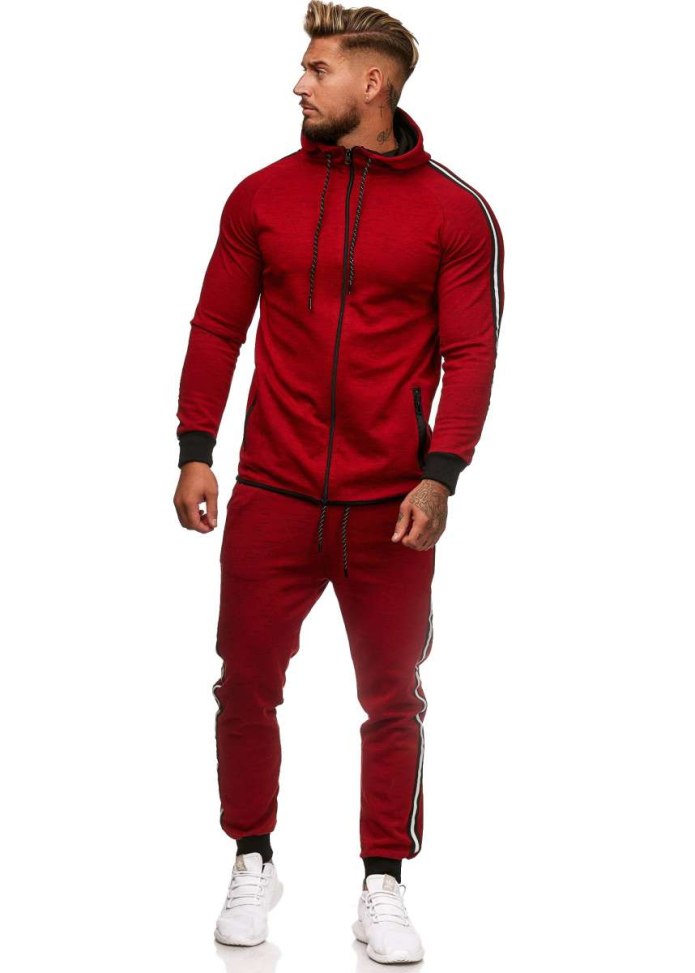 Спортивный костюм Nike m NSW SCE Trk Suit FLC красный