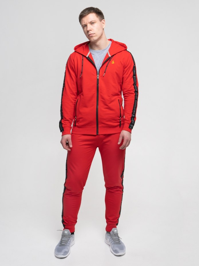 Kappa large XXXXL спортивный костюм красный