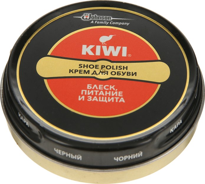 Крем для обуви Kiwi Shoe Polish (черный) 50мл