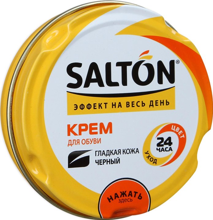Крем для обуви Salton черный 50 мл