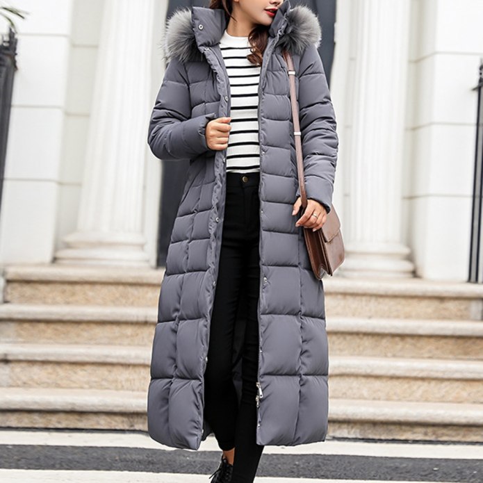 Куртка 450 long Hooded down Coat