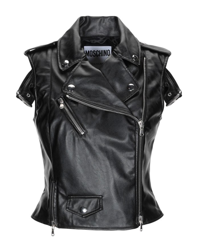 Moschino Couture Leather Biker Jacket