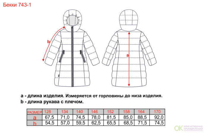 Пуховик Arctiline Бекки 743-1 DW-20