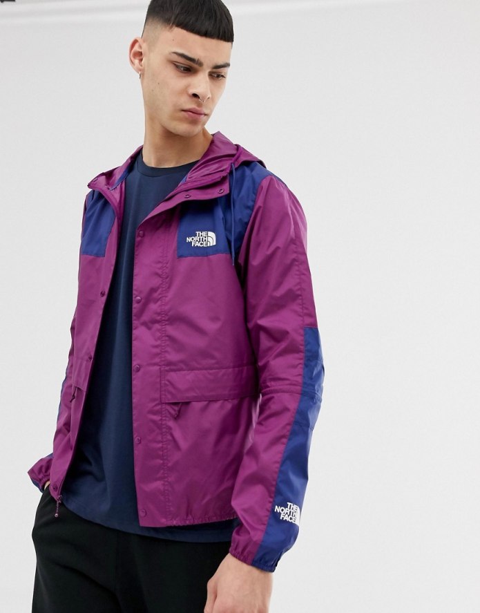 Куртка the North face мужская фиолетовая