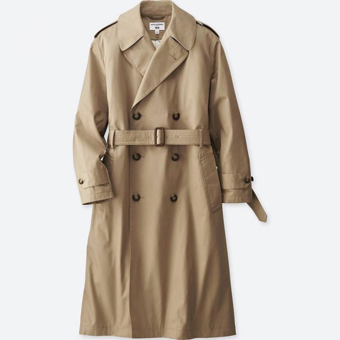 Uniqlo плащ тренч