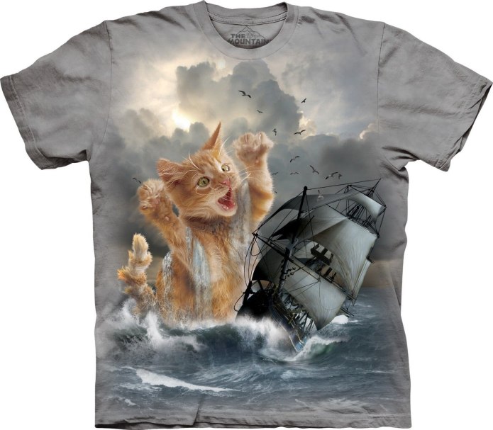 Футболка the Mountain - Orange Cat portrait