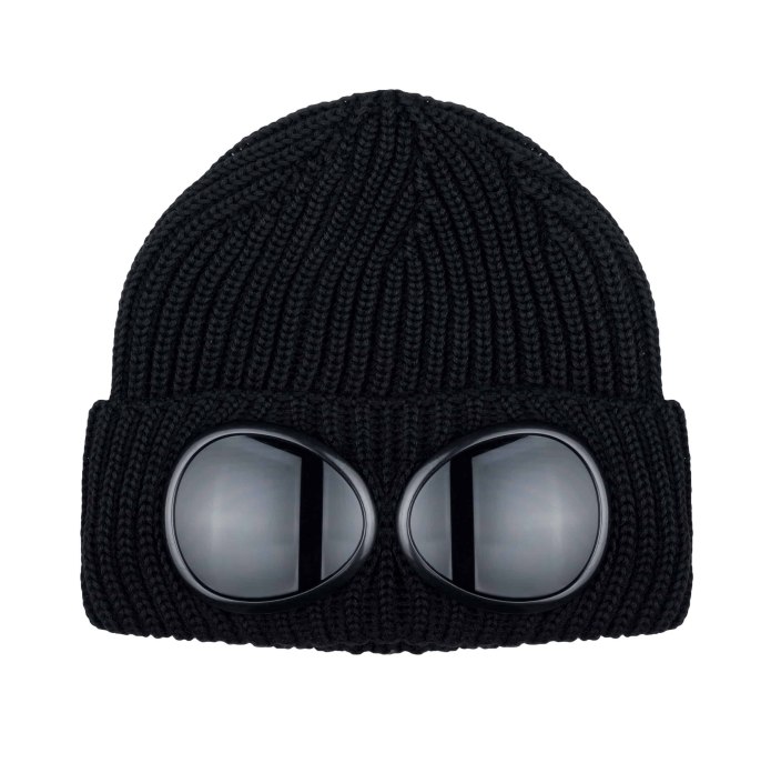 Шапка c.p. Company — Lens Merino Wool total Eclipse