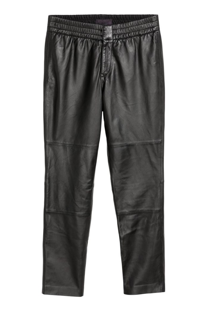 Широкие штаны h&m серые