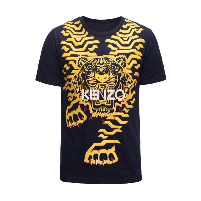 Kenzo футболка мужская черная без тигра