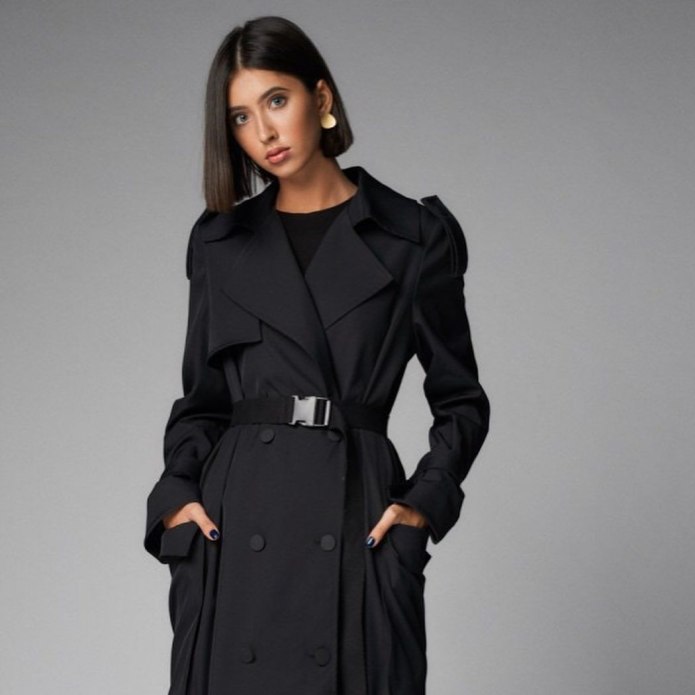 Длинный тренч ASOS Design