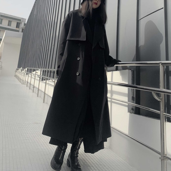 Trench Coat черный плащ