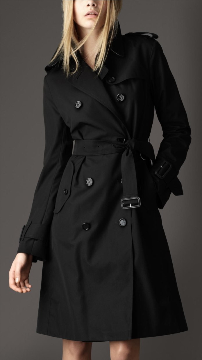 Тренч Burberry черный