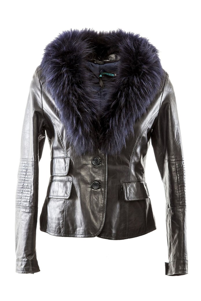 Leather fur Bianca куртка женская