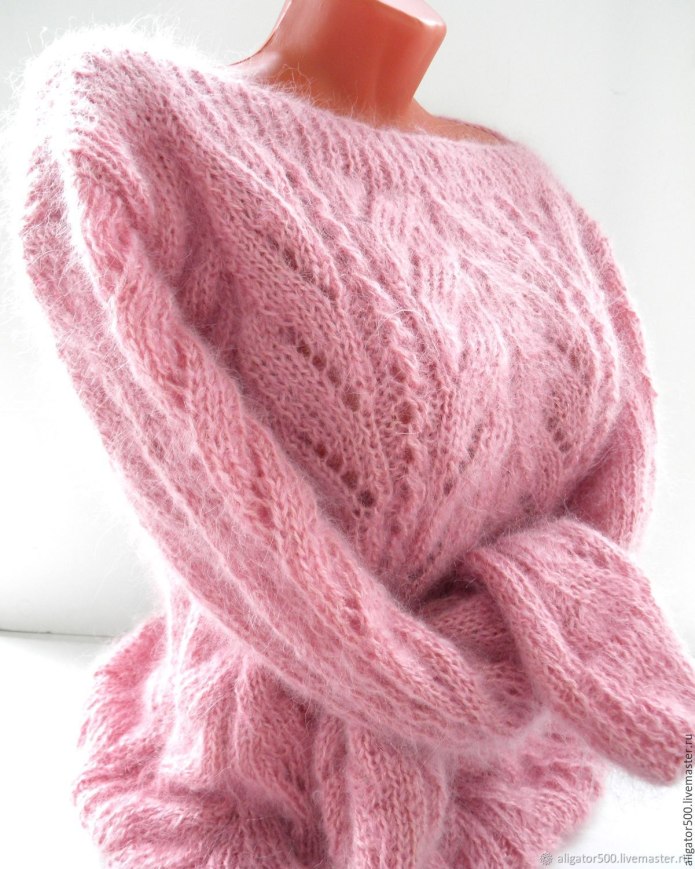 Джемпер из novita Kid Mohair