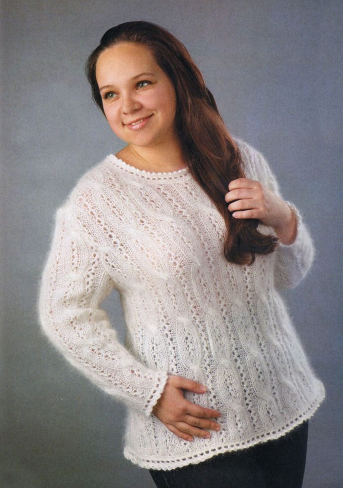 Pink Mohair Sweater