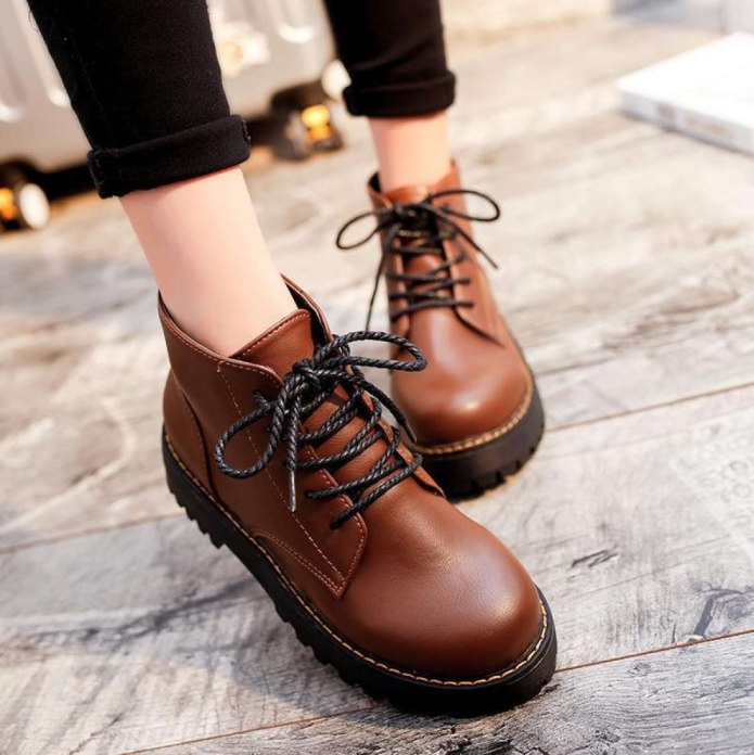 Кожаные ботинки Botas mujer