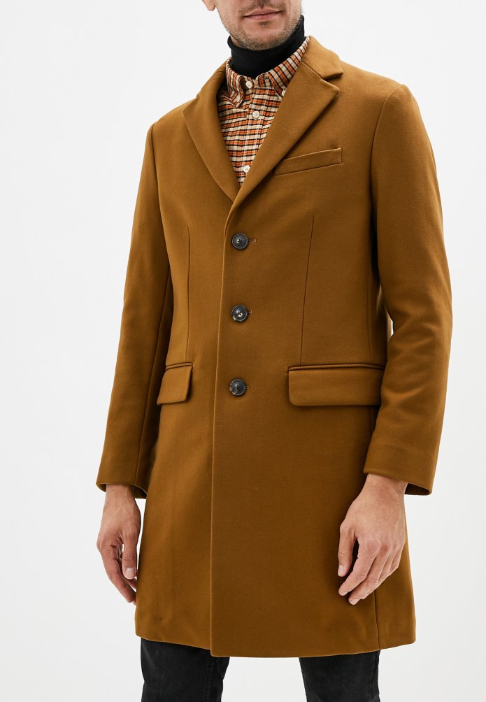 Пальто мужское кэмел Butik