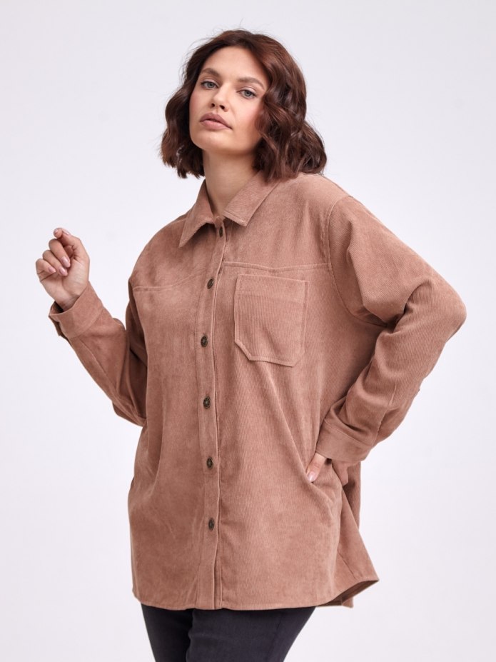 Boohoo женская рубашка вельвет