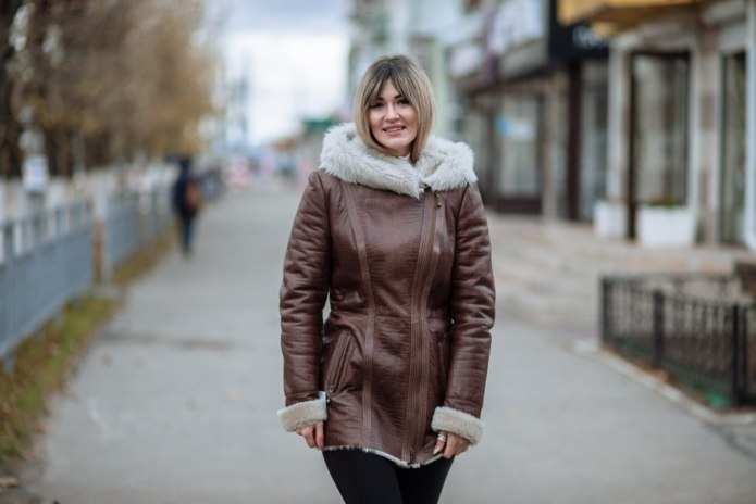 Дубленая куртка Авиатор