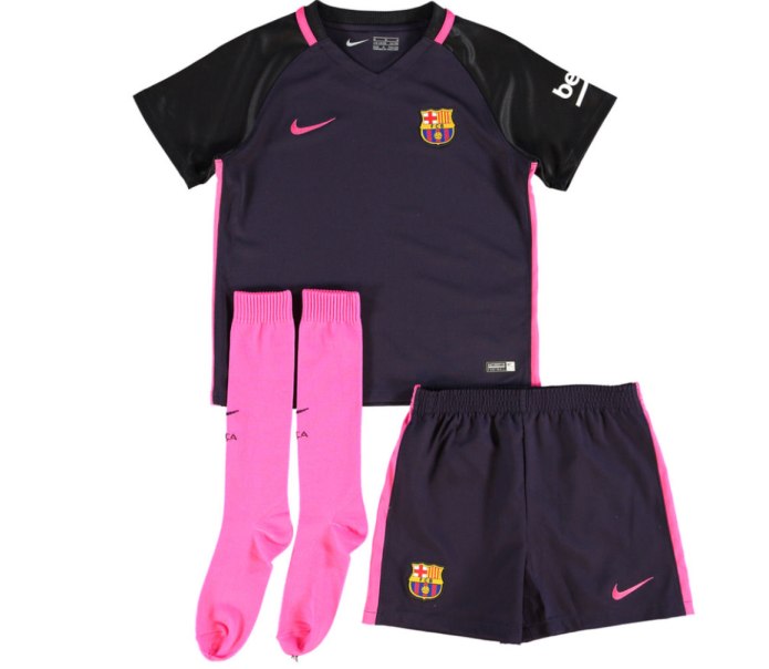 Barcelona away Kids Kit 17/18