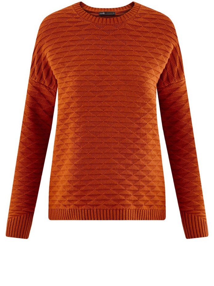 Свитер Zara Knit оранжевый