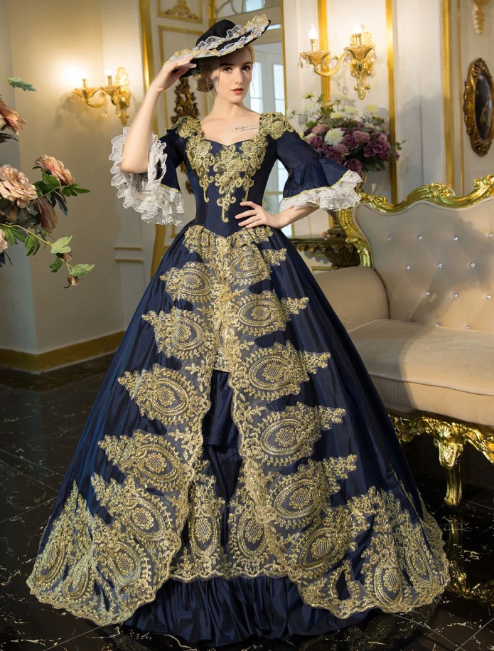 Красивые старинные платья