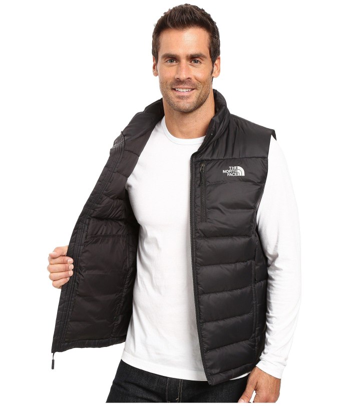 Мужской теплый жилет North face